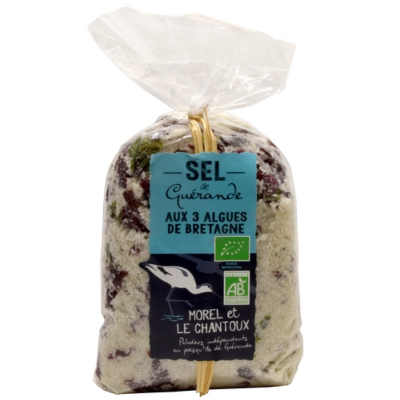 SEL DE GUÉRANDE AUX ALGUES SACHET 250g