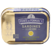 SARDINES  L'HUILE D'OLIVE & CITRON 115g