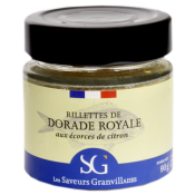 RILLETTES DE DORADE ROYALE AUX ÉCORCES DE CITRON 90g