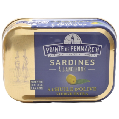 SARDINES À L'HUILE D'OLIVE VIERGE EXTRA 115g