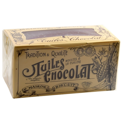 TUILES CHOCOLAT MOULÉES À LA CUILLÈRE  170g