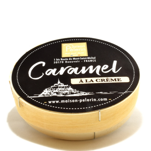 BOÎTE RONDE CARAMEL DUR À LA CRÈME 100g