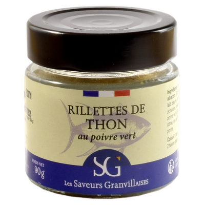 RILLETTES DE THON AU POIVRE VERT 90g