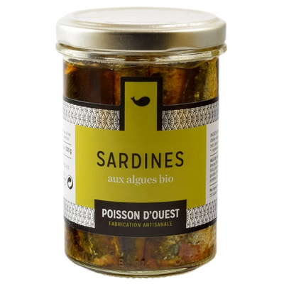 SARDINES AUX ALGUES BIO 200g
