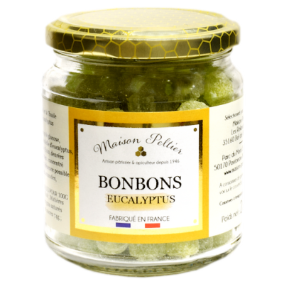 BONBONS PASTILLE AU MIEL ET À L'EUCALYPTUS 200g