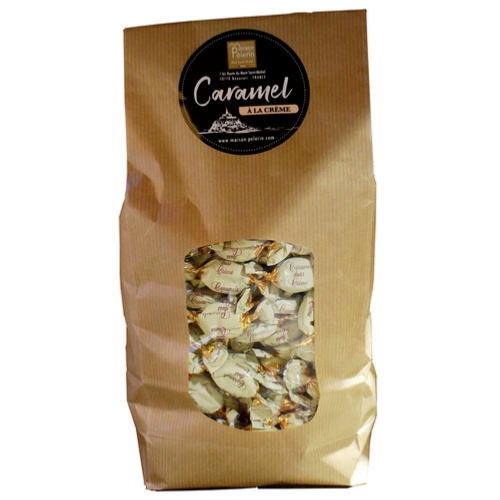 Sachet de Caramels Durs à la Crème 1kg Maison Pèlerin