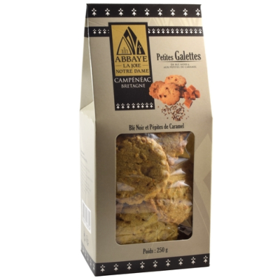 PETITES GALETTES DE BLÉ NOIR AU CARAMEL 250g