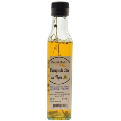 VINAIGRE DE CIDRE AU THYM 25cl