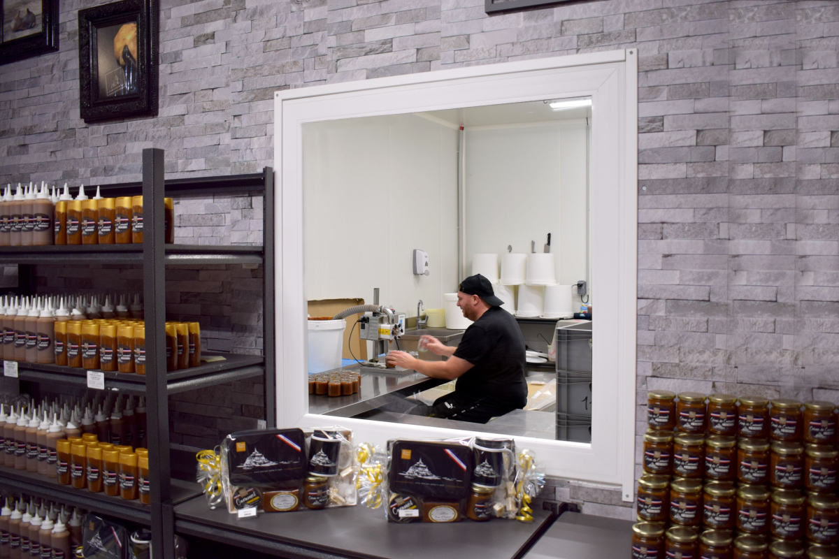 Vue atelier cr�me de caramel