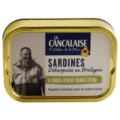 SARDINES À L'HUILE D'OLIVE VIERGE EXTRA 115g