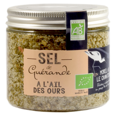 SEL DE GUÉRANDE À L'AIL DES OURS POT 150g