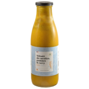 VELOUT DE CAROTTES, POMMES ET CURRY BIO 75cl