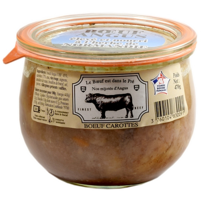 BOEUF ANGUS AUX CAROTTES 470g