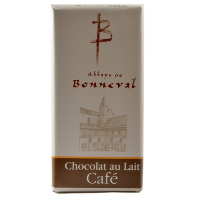 TABLETTE CHOCOLAT AU LAIT CAFÉ 100g