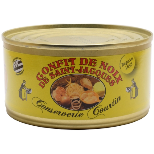 Confit de noix de Saint-Jacques -210g - Conserverie Courtin