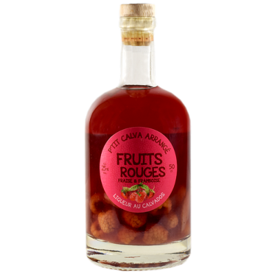 P'TIT CALVA ARRANGÉ  - FRAISE ET FRAMBOISE 50cl