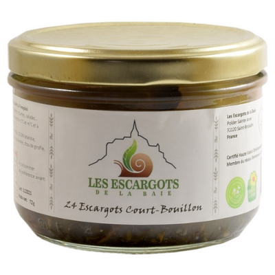 24 ESCARGOTS AU COURT-BOUILLON 72g