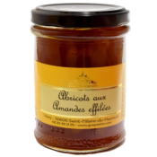 CONFITURE D'ABRICOTS AUX AMANDES EFFILES 210g