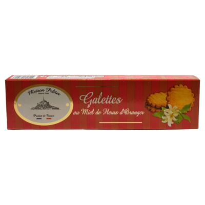 GALETTES AU MIEL DE FLEURS D'ORANGER ÉTUI 80g