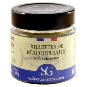 RILLETTES DE MAQUEREAUX AUX SALICORNES  90g