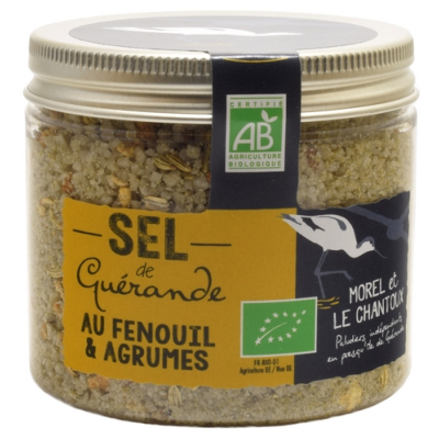 SEL DE GUÉRANDE AU FENOUIL ET AGRUMES POT 150g