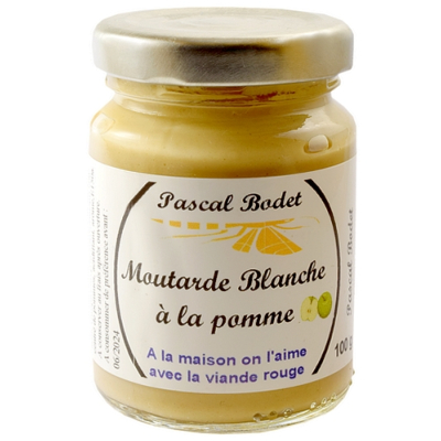MOUTARDE BLANCHE À LA POMME 100g