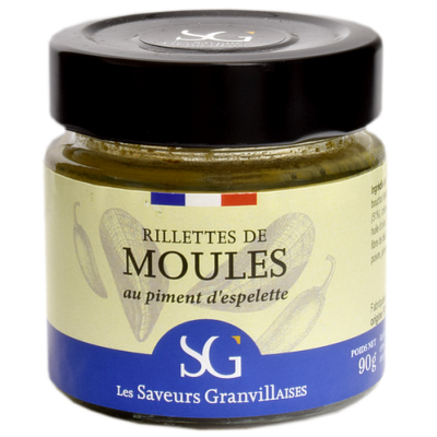 RILLETTES DE MOULES AU PIMENT D'ESPELETTE 90g