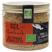 SEL DE GUÉRANDE AU PIMENT D'ESPELETTE POT 150g