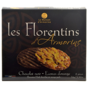 LES FLORENTINS D'ARMORINE CHOCOLAT NOIR - ÉCORCES D'ORANGE ÉTUI 70g