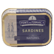 SARDINES AU NATUREL 135g