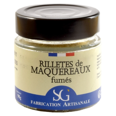 RILLETTES DE MAQUEREAUX FUMÉS 90g