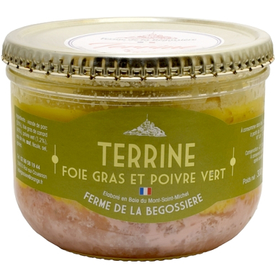 TERRINE DE FOIE GRAS ET POIVRE VERT 300g