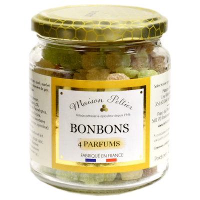 BONBONS QUATRE PARFUMS  AU MIEL 200g
