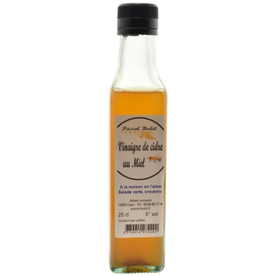 VINAIGRE DE CIDRE AU MIEL 25cl