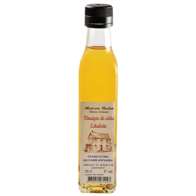 VINAIGRE DE CIDRE À L'ÉCHALOTE 25cl