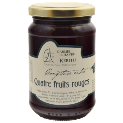CONFITURE EXTRA 4 FRUITS ROUGES 370g