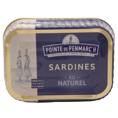 SARDINES AU NATUREL 135g