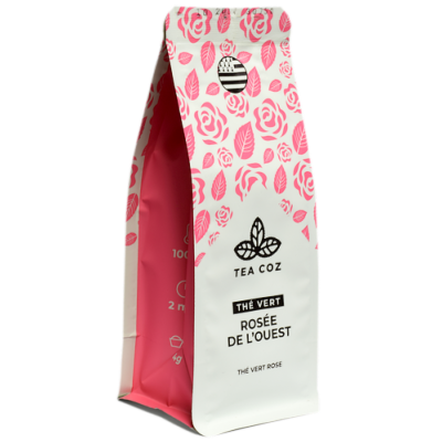 THÉ VERT "ROSÉE DE L'OUEST" SACHET 80g