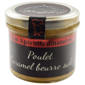 TARTINADE AU POULET ET CARAMEL BEURRE SAL 100g