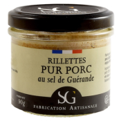 RILLETTES PUR PORC AU SEL DE GURANDE