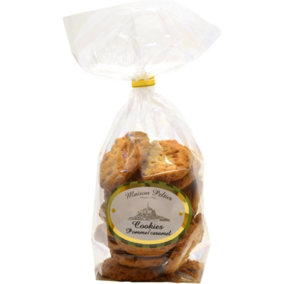 COOKIES AU CARAMEL BEURRE SALÉ ET À POMME 180g
