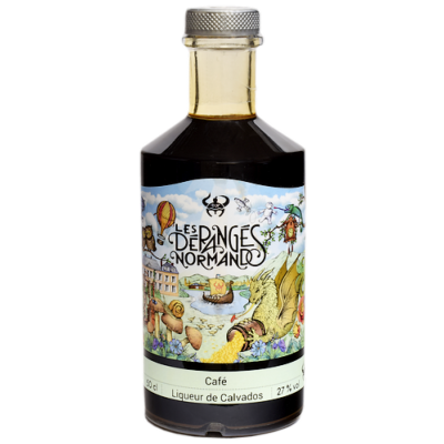 LIQUEUR DE CALVADOS AU CAFÉ 50cl