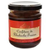 CONFITURE DE RHUBARBE-FRAISES 210g