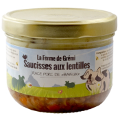 SAUCISSES AUX LENTILLES 360g