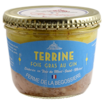TERRINE DE FOIE GRAS ET GIN 160g