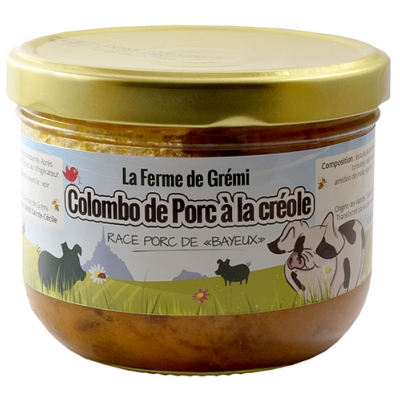 COLOMBO DE PORC À LA CRÉOLE 360g
