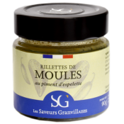 RILLETTES DE MOULES AU PIMENT D'ESPELETTE 90g