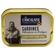 SARDINES  L'HUILE D'OLIVE VIERGE EXTRA 115g