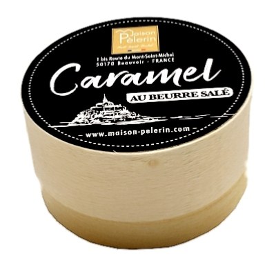 BOÎTE RONDE CARAMEL BEURRE SALÉ 50g