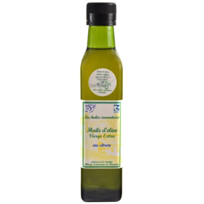 HUILE D'OLIVE VIERGE EXTRA AU CITRON 250ml